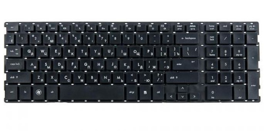 Клавиатура для ноутбука HP Probook 4410, 4411, 4415, 4416, 4510, 4515, 4710, черная, без рамки, гор. enter