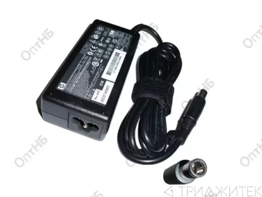 Блок питания (сетевой адаптер) для ноутбуков HP 18,5V 3.5A 65W 7.4x5.0, без сетевого кабеля