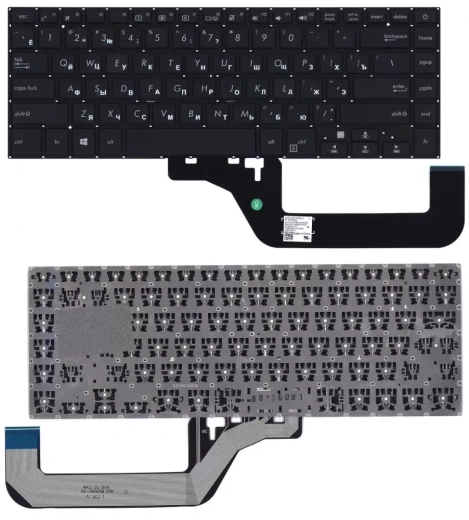 Клавиатура для ноутбука Asus VivoBook 15 X505 черная