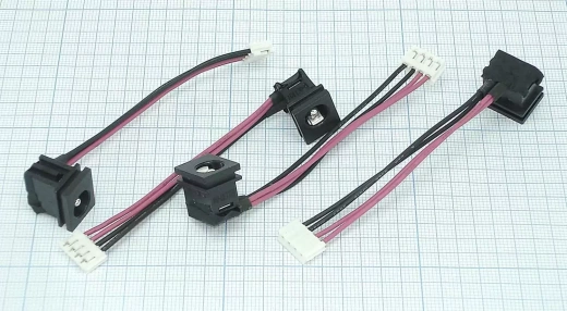 Разъем питания для ноутбука HY-TOOO5, TOSHIBA TECRA M1, M2, M5, A80 с кабелем