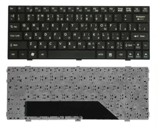 Клавиатура для ноутбука MSI U160, L1350, U135 with frame