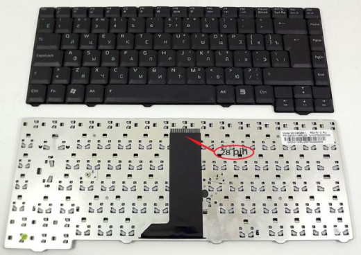 Клавиатура ASUS F2 BLACK, RU