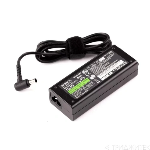 Блок питания для ноутбука Sony PCG-7, PCG-F, 19.5V, 4.1A, 80W, 6.0х4.4 с кабелем