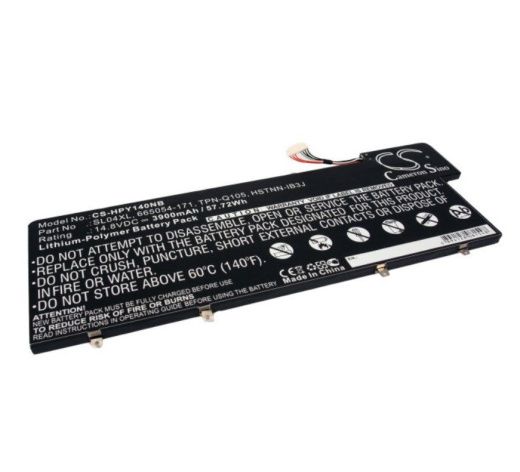 Аккумулятор CameronSino CS-HPY140NB для ноутбука HP ENVY 14-3001TU, ENVY 14-3002TU, 14.8В, 3900 мАч, 57.72 Вт, Li-Polymer, черный