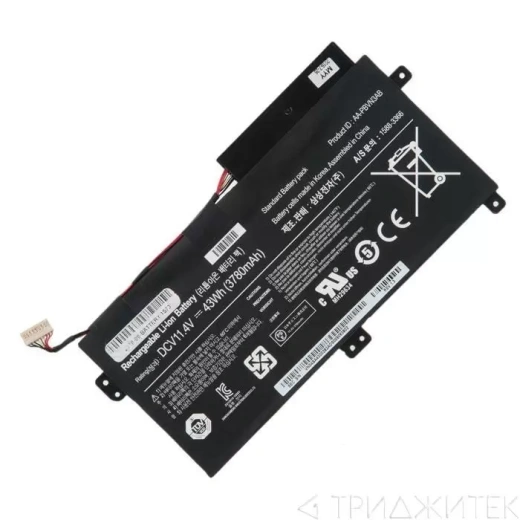 Аккумулятор (батарея) для ноутбука Samsung 370R5E, 370R4E, 470R5E, 510R5E, 11.4В, 3800мАч