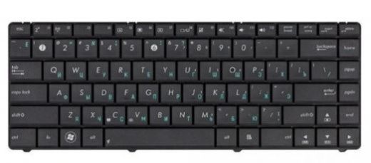 Клавиатура Asus N43, X43 Black, 
