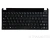 Клавиатура для ноутбука Asus EEE PC 1015P, 1015T, черная с рамкой, горизонтальный Enter