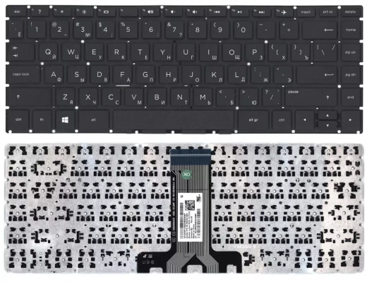 Клавиатура для ноутбука HP 240 G6 245 G6 246 G6 черная