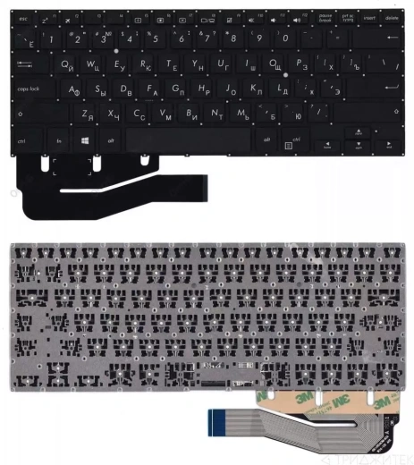Клавиатура для ноутбука Asus TP410U, TP401C, TP461U черная