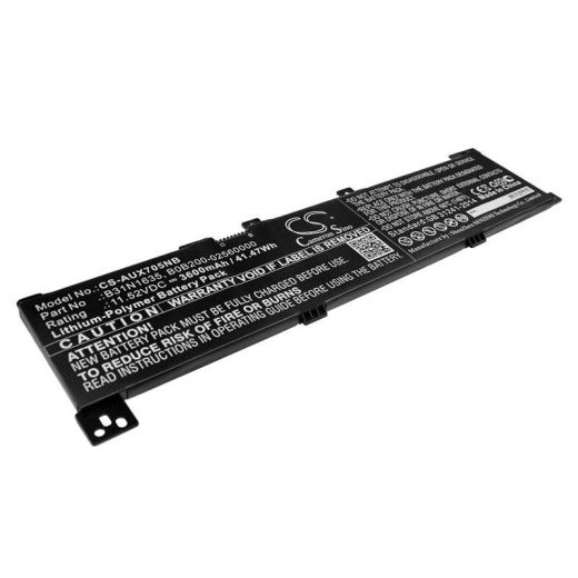 Аккумулятор CameronSino CS-AUX705NB для ноутбука Asus A705QA, F705MA-BX030T, 11.52В, 3600 мАч, 41.47 Вт, Li-Polymer, черный