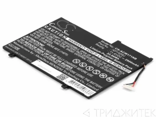 Аккумулятор (батарея) AP14D8J для ноутбука Acer Aspire Switch 11, 11.4В, 2900мАч