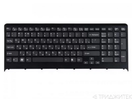 Клавиатура для ноутбука Sony VPC-F2, черная