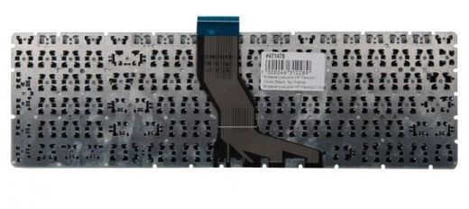 Клавиатура для ноутбука HP Pavilion 15-ab, 15-ab000ur, 15-ab147ur, 15-ab500ur, 15-au, черная без рамки, гор. Enter