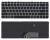 Клавиатура для ноутбука HP Envy 4-1000, Envy 6-1000, черная с серебристой рамкой и подсветкой