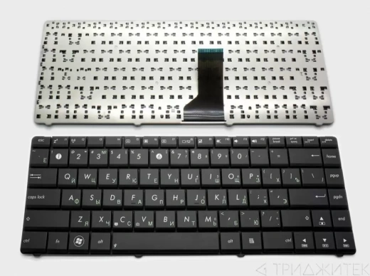Клавиатура для ноутбука Asus K43, K84, N43, P42, P43, B43 чёрная