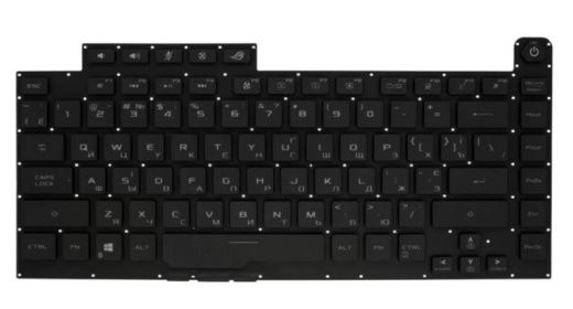 Клавиатура для Asus ROG Strix G531GU с RGB подсветкой (PER KEY)