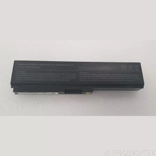 Аккумулятор для ноутбука Toshiba Satellite L750, A660, C640, C650, C660, C670, L630, L650, L670, L675, L730, L735, L755, L770, L775, M300, P750, P755, P770, T110, T130, U400, U500, Satellite Pro C650, C650D, C660, C660D, L630, 10.8 В, 4400 мАч