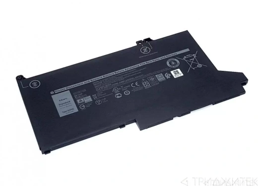 Аккумулятор для Dell Latitude E7280, E7380, E7480, (0G74G), 42Wh, 11.4V (оригинал)