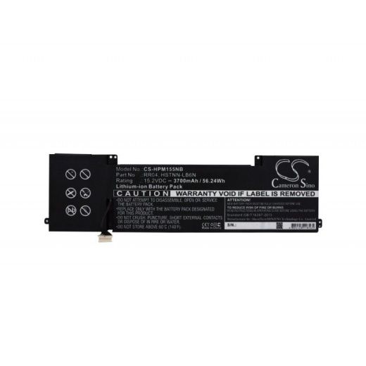 Аккумулятор CameronSino CS-HPM155NB для ноутбука HP Omen 15, Omen 15-5014TX, TPN-W111, 15.2В, 3700 мАч, 56.24 Вт, Li-ion, черный
