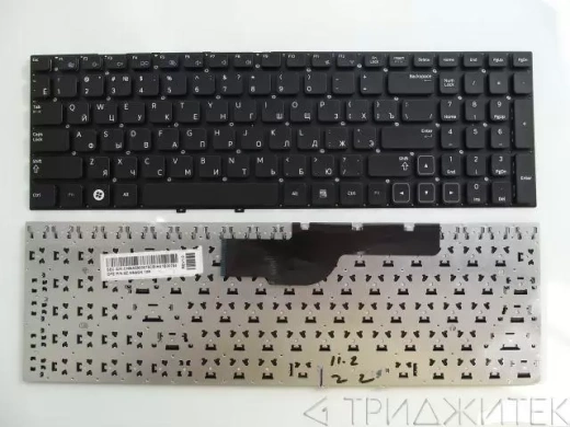 Клавиатура для ноутбука Samsung NP300E5A, NP300V5A чёрная