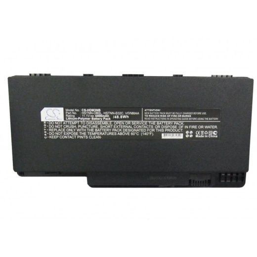 Аккумулятор CameronSino CS-HDM3NB для ноутбука HP Pavilion dm3, dm3-1000, 11.1В, 4400 мАч, 48.84 Вт, Li-Polymer, черный