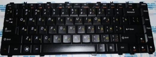 Клавиатура для ноутбука Lenovo Y450 Y450A Y450G Y550 Y560, черная