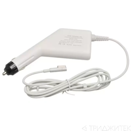 Автомобильный блок питания (зарядное) для ноутбука MacBook 19 В, 4.5 А, MagSafe 1, 85 Вт