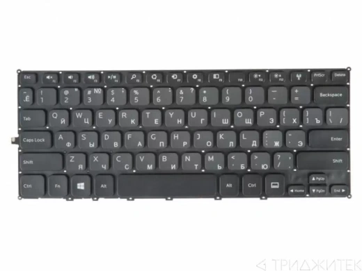 Клавиатура для ноутбука Dell Inspiron 11-3137, 3135, 3138, 11-3137, 11-3138, 11-3135, P19T, P20T, черная без рамки, горизонтальный Enter