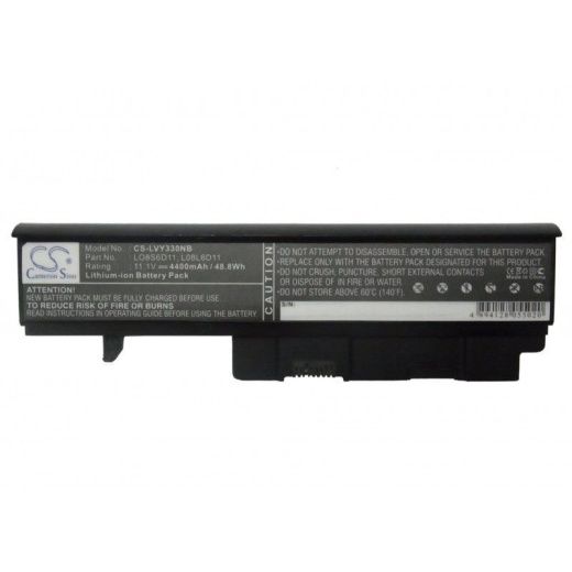 Аккумулятор CameronSino CS-LVY330NB для ноутбука Lenovo Ideapad Y330, 11.1В, 4400 мАч, Li-ion, черный