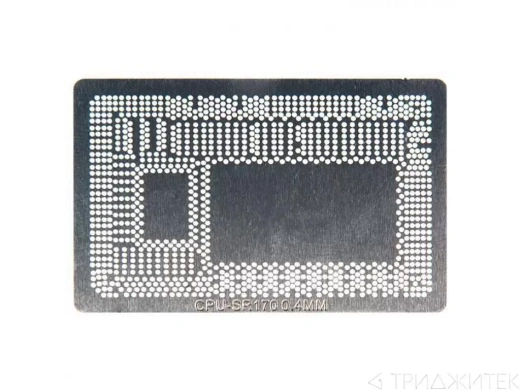 Трафарет для процессора BGA1168 SR1DV, по размеру чипа