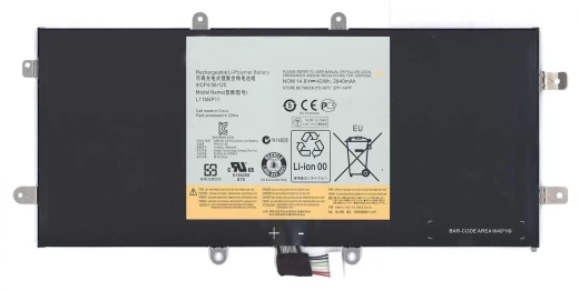 Аккумулятор (батарея) для ноутбука L11M4P13 LENOVO IdeaPad Yoga 11 2800мАч, 14.4-15В (оригинал)