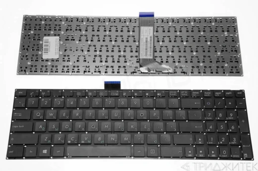 Клавиатура для ноутбука Asus X502, черная