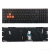 Клавиатура для ноутбука Asus FX502, FX502V, FX502VM, FX502VD черная, красная подвсветка