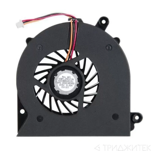 Вентилятор (кулер) для ноутбука Toshiba Satellite A500, A500D, A505, A505D, 3 pins