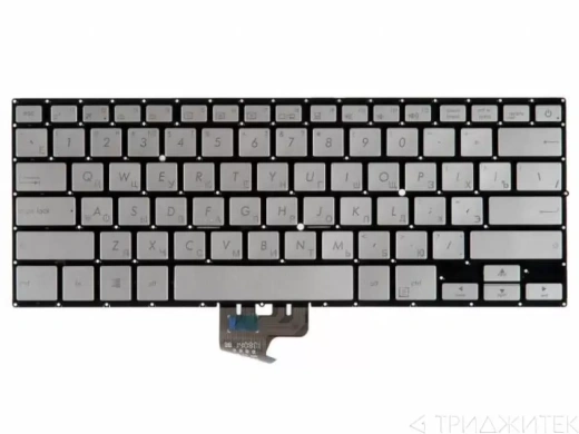 Клавиатура для ноутбука Asus NX500JK серебристая