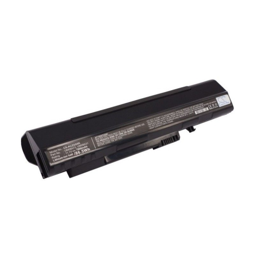 Аккумулятор CameronSino CS-ACZG5XK для ноутбука Gateway LT1000, LT1001, 11.1В, 7800 мАч, Li-ion, черный