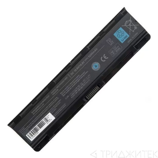 Аккумулятор (акб, батарея) PA5024U-1BRS для ноутбука Toshiba Satellite C800, C840, C850, C870, L830, L840, L850, L870, P840, P850, P870 10.8 В, 5200 мАч