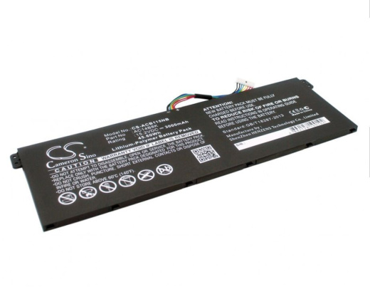 Аккумулятор CameronSino CS-ACB115NB для ноутбука Packard Bell EasyNote LG71-BM, 15.2В, 3000 мАч, 45.6 Вт, Li-Polymer, черный
