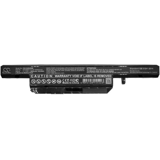 Аккумулятор CameronSino CS-CLW540NB для ноутбука Hasee CW65S08, K680E-G, K680E-G4D3, 11.1В, 4400 мАч, 48.84 Вт, Li-ion, черный