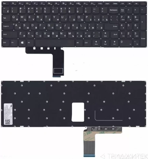 Клавиатура для ноутбука Lenovo 310-15, 510-15, черная