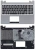 Клавиатура для ноутбука Asus K56 топ-панель черно-серебристая