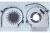 Вентилятор (кулер) для ноутбука MSI GE62VR, GE72VR, GP62MVR, GP62VR, GP72VR, 4 pins, GPU, ver.2