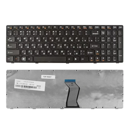 Клавиатура для ноутбука Lenovo Ideapad V570, B570, B590, Z570 TOP-90697
