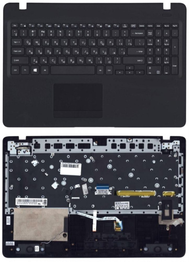 Клавиатура для ноутбука Samsung NP500R5M, NP500R5K, NP500R5H, 500R5M, 500R5H, 500R5K топ-панель черная