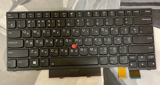 Клавиатура для ноутбука Lenovo Thinkpad A475, T470, T480, A485 черная с подсветкой