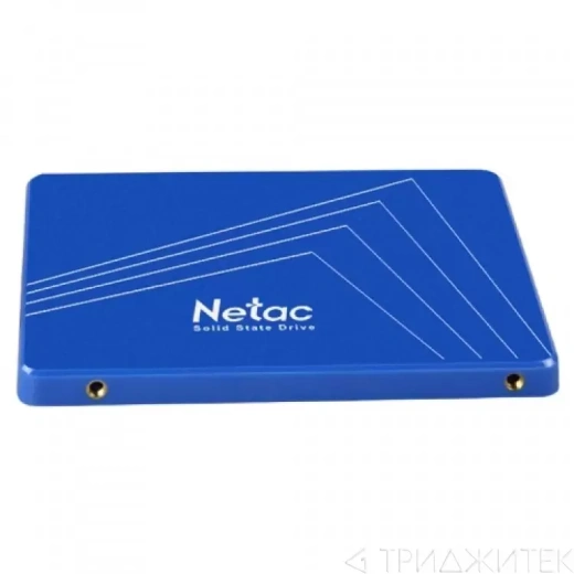 Жесткий диск SSD 2.5" Netac 256Gb N600S Series <NT01N600S-256G-S3X> Retail (SATA3, up to 540/490MBs, 3D TLC, 7mm)