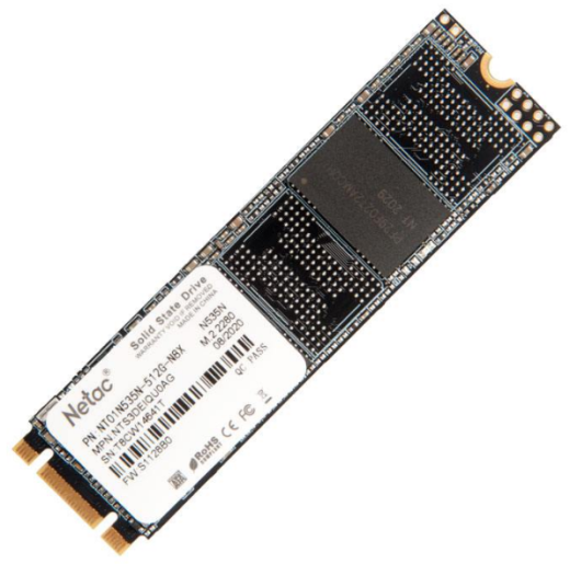 SSD 512Gb, SATA III, M.2, Netac N535N