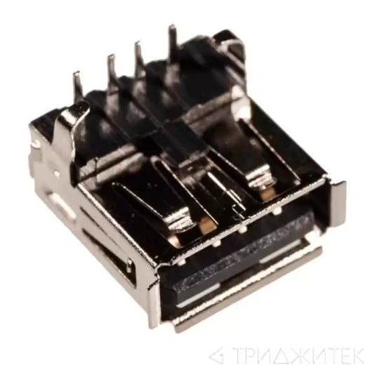 Разъем USB на плату, тип А USBA-1J