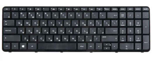 Клавиатура для ноутбука HP Pavilion 17, 17e, 17n, 17-n, 17-e, R68, черная, гор. Enter