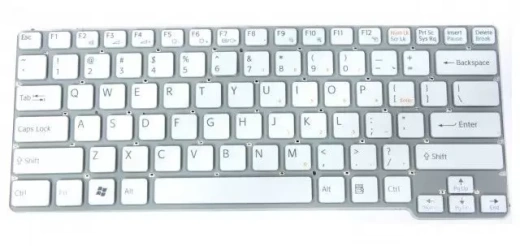 Клавиатура для Sony VGN-CW US, White